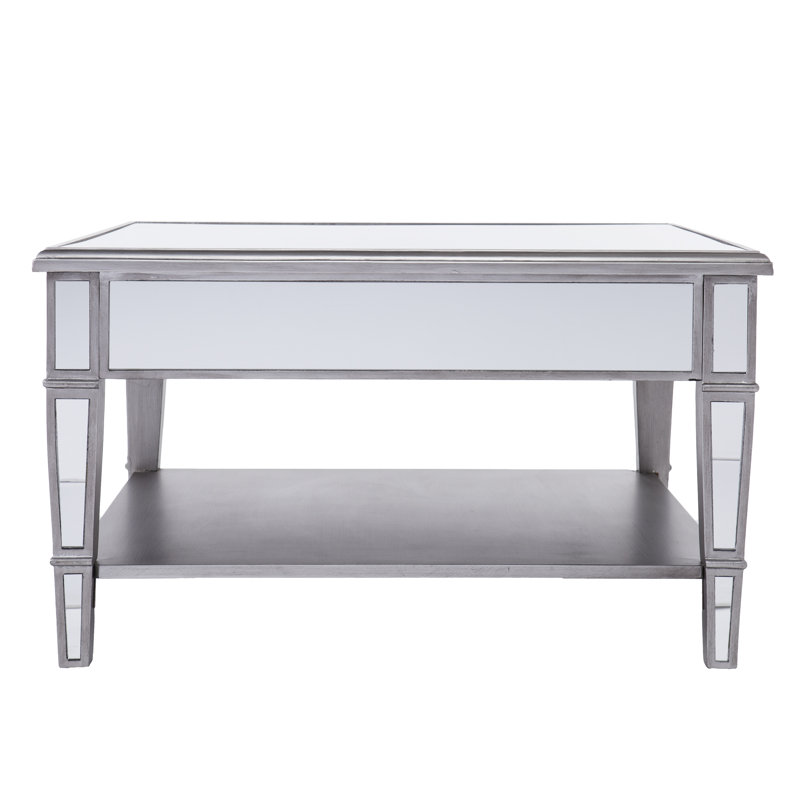 Willa Arlo Interiors Loganne Mirrored Square Coffee Table & Reviews